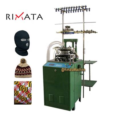 China Small Circular Single Tank Top Circular Knitting Machines for Scarf Hat Cap Maker for sale