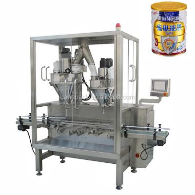 China Automatic Food Multi Head Granular Dual Head Volumetric Powder Filling Machine for sale