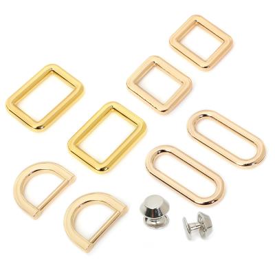 China Bags Decoration Handbag Parts Die Cast Square Buckle for sale