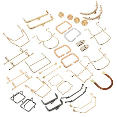 China Wholesale bag strap metal bag parts handles for bag leather parts metal women handbags bag partsmetal parts for sale