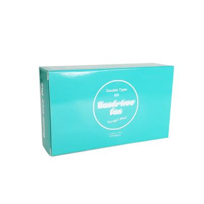 China Mini Fan Packaging Box 400g Recyclable Custom Coated Paper Box For Small Application for sale