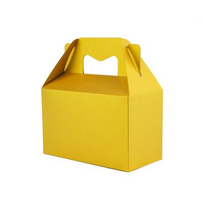 China Recyclable Fruit Packaging Paper Box With Handle Customized Craft Logo Fruit Gift Carton for sale