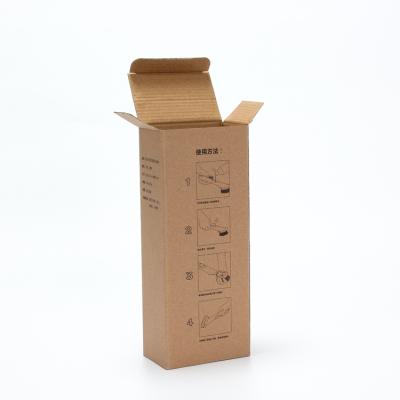 China Recyclable Wholesale Custom Cardboard Makeup Corrugated Kraft Packaging Box for sale