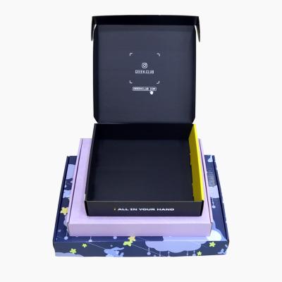 China Recyclable Custom Logo Printed Retail Luxury Paper Packaging Box Printing Ad Box for sale