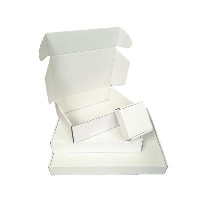 China Recyclable Single White Corrugated Mailer Box for sale