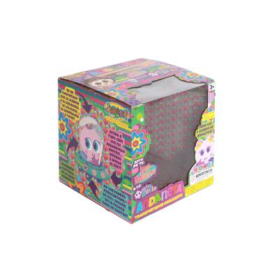 China Recyclable Common Corrugated Paper Toy Packaging Boxes With Transparent Window for sale