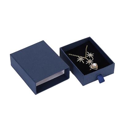 China Recyclable Necklaces Rings Packaging Paper Box Jewelry Box With Insert for sale