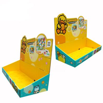 China Professional Recyclable Cardboard Display Manufacturer Paper Display Rack Display Box for sale