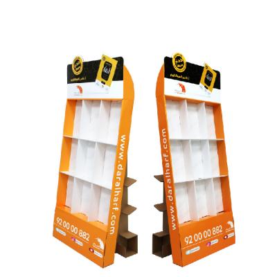 China Hot Sales Factory Price Recyclable Custom Color Printed Corrugated Advertising Display Box for sale