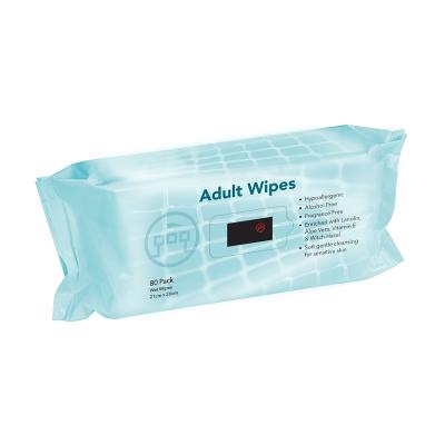 China Factory Price Comfortable Adult Wet Wipes Flushable Patient Washcloths for sale