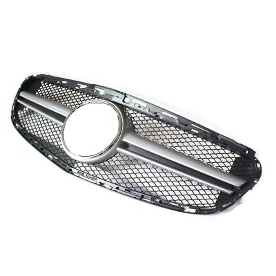 China ABS Suitable For 2014-2015 Mercedes-Benz W212 AMG Upgrade Mid-Net Front Bar E Class Grille for sale