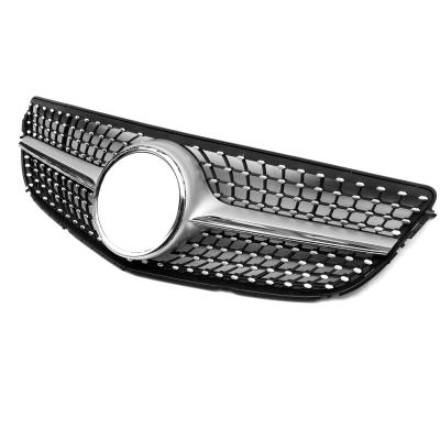 China ABS suitable for Mercedes-Benz W207 two-door e-class modified mid-grid star grille for sale