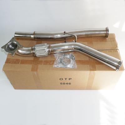 China MK5 MK6 OTP 3 Inch Race Racing Downpipe V W Golf Mk5/MK6 GT I 2.0T FSI 05-09 RACE USE ONLY for sale