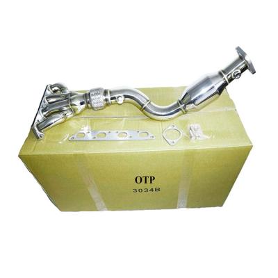 China SUS304 High Performance Stainless Steel OTP SUS304 Header With 200cc Sport Cat For Mini S R50 R52 R53 for sale