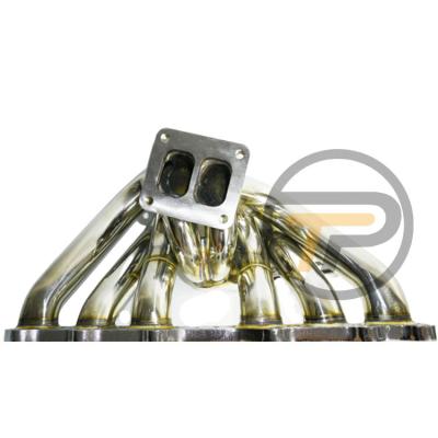 China JZX90 1JZ OTP 2.5mm STAINLESS EXHAUST MANIFOLD FOR TOYOT* JZA70 SUPRA JZX90 1JZ 1JZGTE for sale