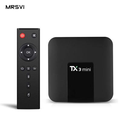 China Best Selling Mini Products Amlogic S905W 4k Quad Core Set Top Box TX3 Media Player Android TV Box TX3 Mini for sale