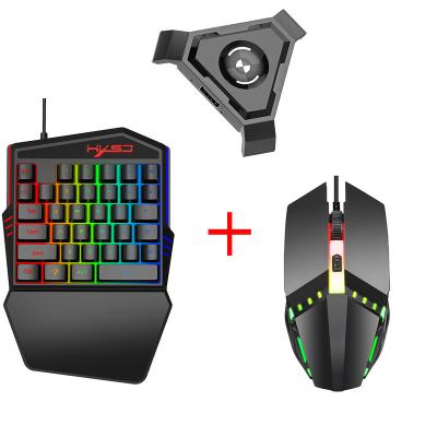 China K99 Multi Language RGB Backlit Digital Gaming Led Keyboard and Mouse Combo Gamer Kit for Mobile Phone Gamer for sale