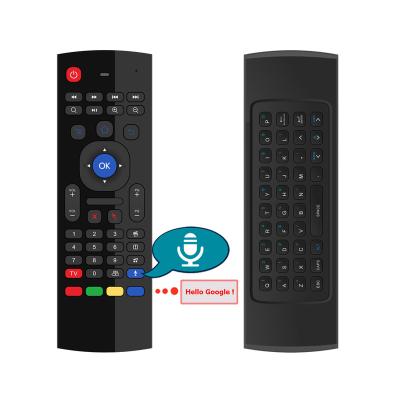 China MX3 7Color Air Flight Mouse Waterproof Backlit T3 2.4G RF Smart Remote Control Wireless Keyboard Without Voice For Android TV Box Promotion for sale