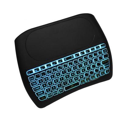 China Mini Touch 84 Wireless QWERTY Gamer Foldable Keyboard For Android Morocco Gamingwith QWERTY Comb Touchpad 7color Mouse I8 Mouse 2.4g for sale