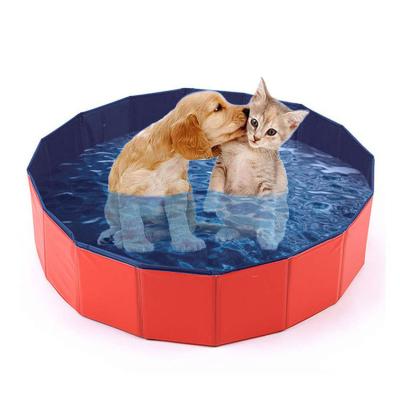 China Widely Used Collapsible Bathtub Customized Stored Outdoor 0.58 Mm PVC Material Can Hold Up To 154 Pounds Pool Pet for sale