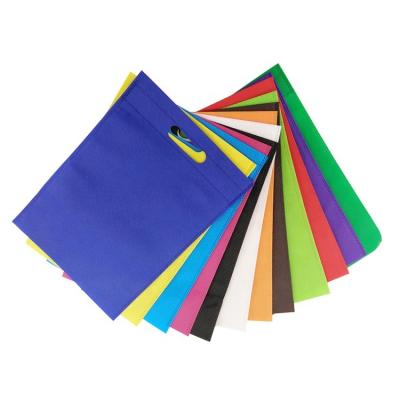 China Handled Polypropylene Ecobags Folding Packaging Pouch Non Woven PP Nonwoven Shopping Bag for sale