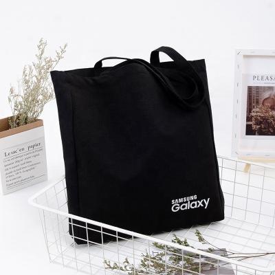 China Wholesale Handled Heat Sealed Reusable Grocery Box Bags With Logos Canvas Shopping Bag for sale