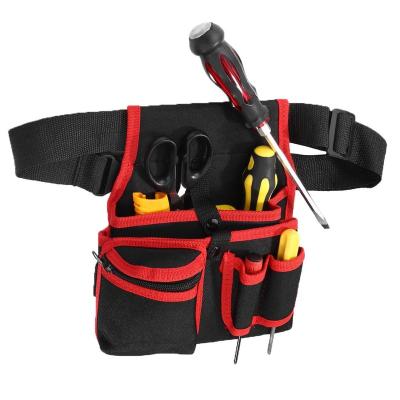 China Wear Resistant Waist Pockets Universal Electrician Tool Organizer Carrier Tools Waist Belt Holster JO-21418 for sale