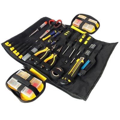 China Large Capacity Multifunctional Portable Tool Box Rolled Pliers Woodworking Electrician Tool Organizer Tool Bags JO-JO-21415 for sale