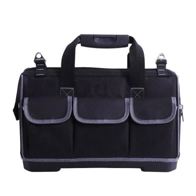 China Portable Tool Storage Mechanical Engineer Electrician Tool Durable Craftman Tool Bag with Plastic Bottom for sale