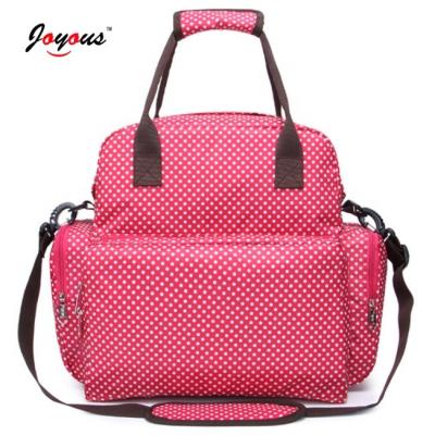 China Lightweight Fashionable Multifunctional Tote And Double Shoulders Mummy Backpack Baby Diaper Bags for sale