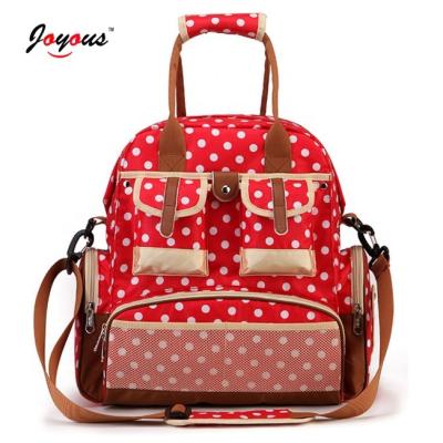 China Lightweight Fashionable Messenger and Tote Mummy Diaper Bags with Changing Mat for sale