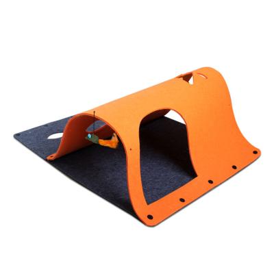 China 2023 New Design Breathable Pet Multifunctional Indoor Cat Tunnel Cat Crawl Hole Interactive Game for sale