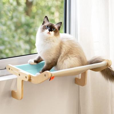 China Removable Cover Cats Sturdy Adjustable Durable Steady Cat Bed Providing All-Around Sunbath for Indoor Cat Window Perch Hammock Seat Bed for sale