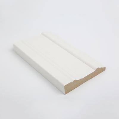 China Factory Direct Supply Contemporary MDF Wood Molding Line Molding Frame Decorative Skirting Board for sale