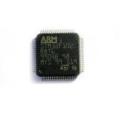 China MCU STM32F102R8T6 China Supplier Chip Black Application Specific Integrated Circuit for sale