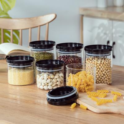 China Good Quality Kitchen Organizer Glass Mckenzies Storage Jar Stocked With Cheap Price for sale