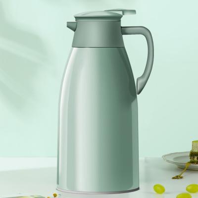 China Large Capacity 1L/1.3L/1.9L Thermal Insulation Viable Pot Heat Kettle Coffee Tea Vacuum Flasks Portable Glass Thermos Bottle for sale