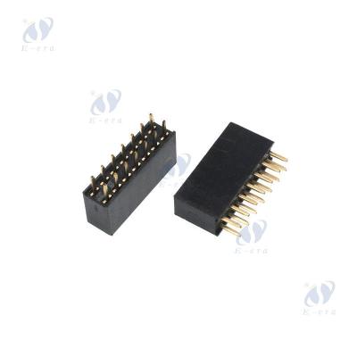 China 2.54 1.5 1.27 2.0 SMT Single Row 2.54mm 2-10pin Pin Header PCB Female Connector Single Pin Header 2.54 1.5 1.27 2.0 2.54mm 2-10pin for sale