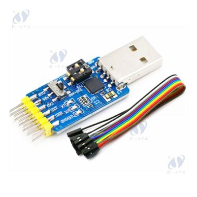 China E-TIME 6-in-1 Multifunctional Serial Port Module /USB to UART 485 232 CP2102 TTL 485 232 Serial Port Module CP2102 TTL for sale