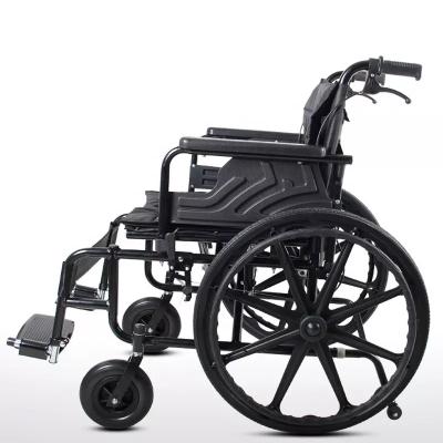 China Convenient Model Base Light Weight Saving Wheelchair Cheap Manual Lightweight Folding Wheelchair for sale