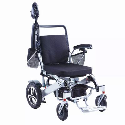 China 2023 high quality high quality lithium battery electronic wheelchair foldable disabled portable electric wheelchair convenient for sale