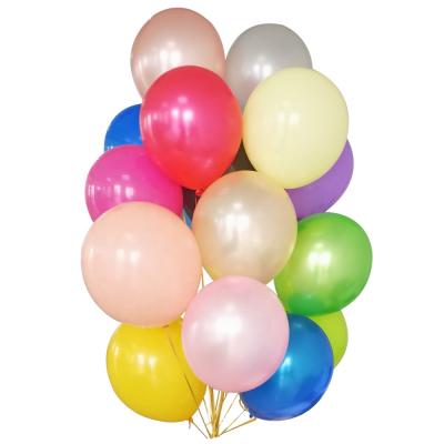 China Gift Toy Wholesale Happy Birthday Party Decoration Globos Balloon Set Metallic Latex Helium Balloons Biodegradable Gift for sale