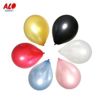 China Toy Cheap Big Metallic Latex Air Helium Decoration Birthday Party Baloon Balloon Gift for sale