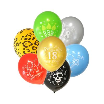 China Toy Cheap Promotional Birthday New Helium Air Balloon Tiny Promotional Toy Cheap Promotional Birthday New Year Biodegradable Latex Logo Custom Balloons Metallic Printed for sale