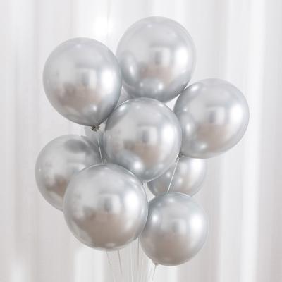 China Gift Toy 50pcs Small 12inch 30cm Chrome Balloons Toy Shine 50pcs Fill Air 3.2g Helium 12inch Balloon For Wedding Decoration for sale