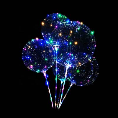 China Toy Gift Toy Christmas Wedding Birthday Party Decoration 18 24 36 Inch Round Clear PVC Latex Bubble Balloon Led Bobo Balloon Lightweight for sale