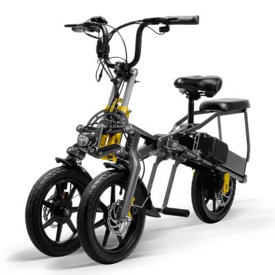 Chine En roues de l'avant 2 de vente vélo électrique pliable motorisé de tricycle à vendre