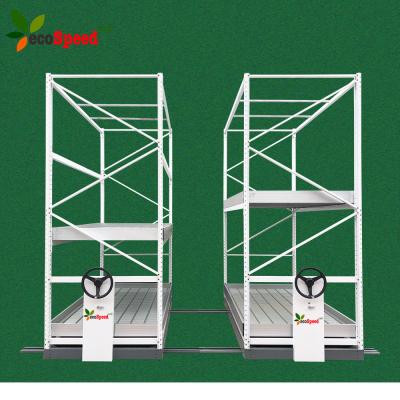 China New Product Ecospeed Plant Growth Movable Cultivation Racks And Trays With Grow Lights For Medicinal Plants for sale