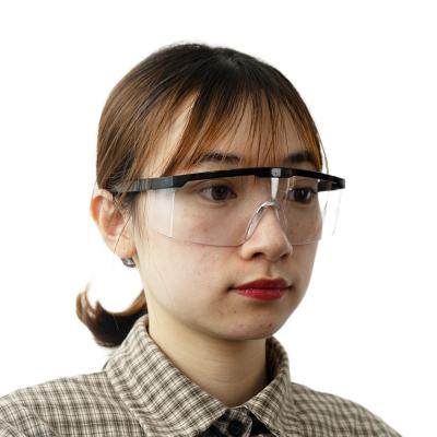 Cina Factory Clear Vision UV400 protective safety goggles for public protection in vendita