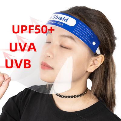 中国 Customized Medical Transparent Suitable For Extended Wear Protective Anti UV Face Shield 販売のため